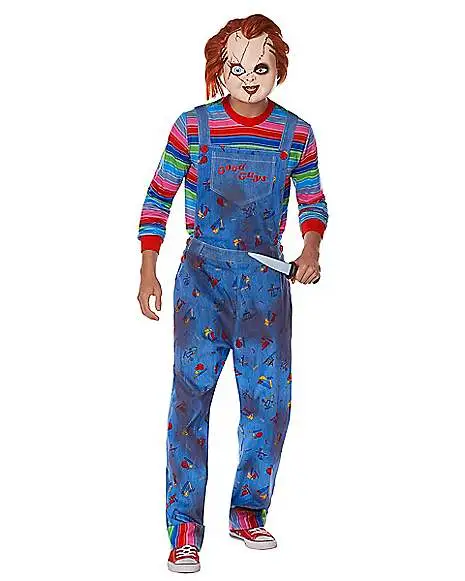 Spirit Halloween Adult Chucky Costume Deluxe 3 Spirit Halloween Adult Chucky Costume Deluxe