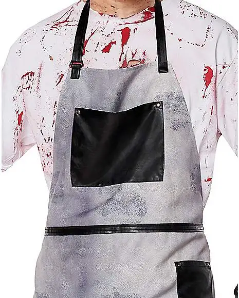 Spirit Halloween Adult Pig Butcher Costume 5 Spirit Halloween Adult Pig Butcher Costume - Image 3