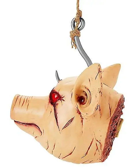 Spirit Halloween Hanging Severed Pig Head 5 Spirit Halloween Hanging Severed Pig Head - Image 3