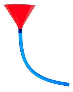 Spirit Halloween Red And Blue Beer Funnel