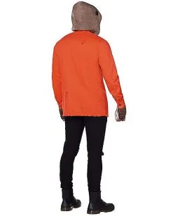Spirit Halloween Sam Hooded Button-Up Shirt - Trick 'r Treat -SPIRIT HALLOWEEN Sales 01548122 c