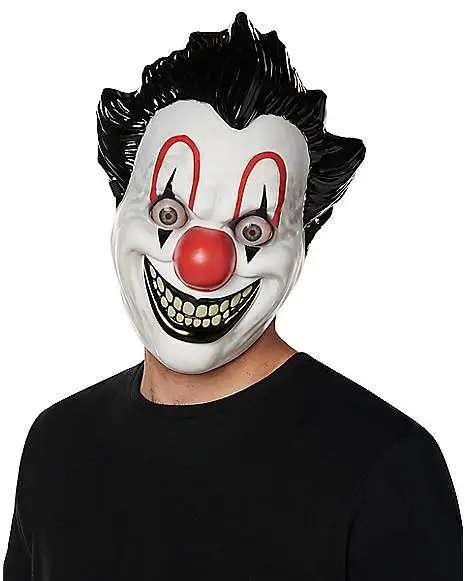 Spirit Halloween Wild Eyes Clown Half Mask 3 Spirit Halloween Wild Eyes Clown Half Mask