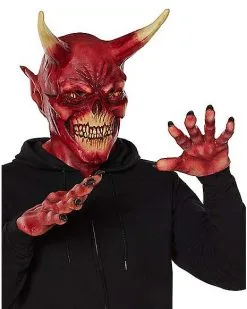 Spirit Halloween Devil Mask With Hands 8 Spirit Halloween Devil Mask With Hands -SPIRIT HALLOWEEN Sales 01550474 c