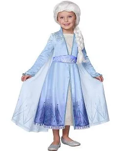 Spirit Halloween Kids Elsa Costume Deluxe - Frozen