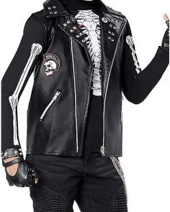 Spirit Halloween Kids Dark Rebel Punk Skeleton Costume 8 Spirit Halloween Kids Dark Rebel Punk Skeleton Costume -SPIRIT HALLOWEEN Sales 01552132 c