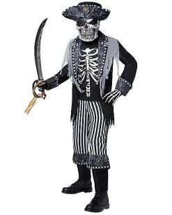 Spirit Halloween Kids Skeleton Pirate Costume