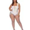 Spirit Halloween White Faux Leather Lace Plus Size Bodysuit 1 Spirit Halloween White Faux Leather Lace Plus Size Bodysuit -SPIRIT HALLOWEEN Sales 01558923 a