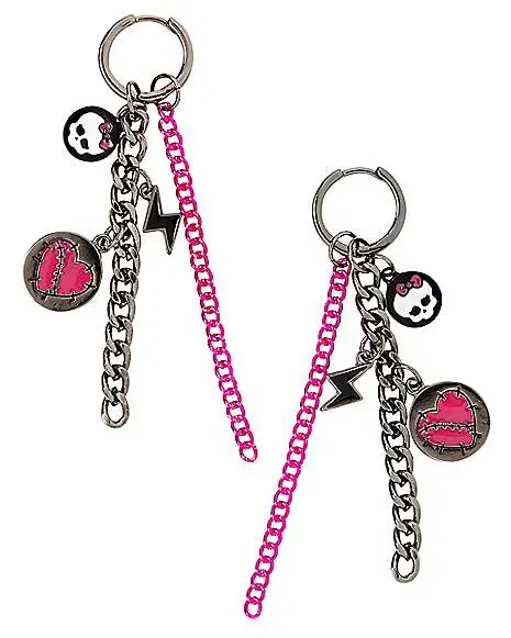 Spirit Halloween Monster High Chain Earrings 3 Spirit Halloween Monster High Chain Earrings