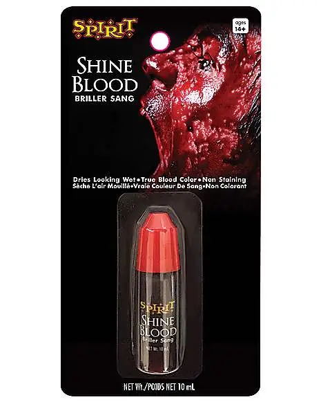 Spirit Halloween Premium Shine Drying Blood Kit 3 Spirit Halloween Premium Shine Drying Blood Kit