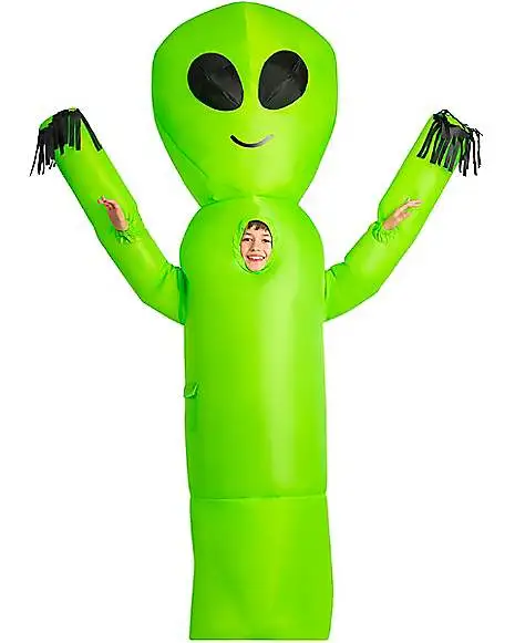 Spirit Halloween Kids Wavy Arms Alien Inflatable Costume 4 Spirit Halloween Kids Wavy Arms Alien Inflatable Costume - Image 2