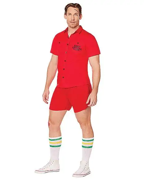 Spirit Halloween Adult Camp Crystal Lake Button Down Shirt - Friday The 13th 5 Spirit Halloween Adult Camp Crystal Lake Button Down Shirt - Friday The 13th - Image 3