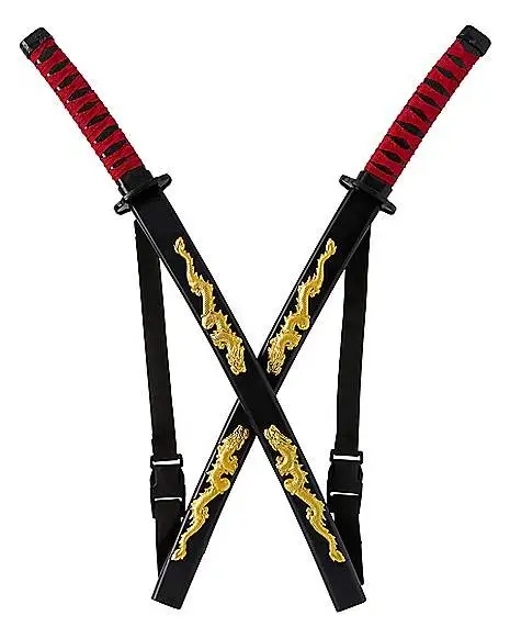 Spirit Halloween Kids Ninja Swords With Harness 3 Spirit Halloween Kids Ninja Swords With Harness