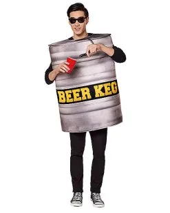 Spirit Halloween Adult Beer Keg Costume