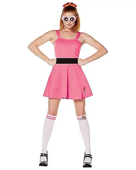 Spirit Halloween Adult Blossom Costume - The Powerpuff Girls 3 Spirit Halloween Adult Blossom Costume - The Powerpuff Girls