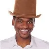 Spirit Halloween Brown Top Hat - Deluxe