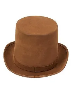 Spirit Halloween Brown Top Hat - Deluxe 9 Spirit Halloween Brown Top Hat - Deluxe -SPIRIT HALLOWEEN Sales 01572973 c