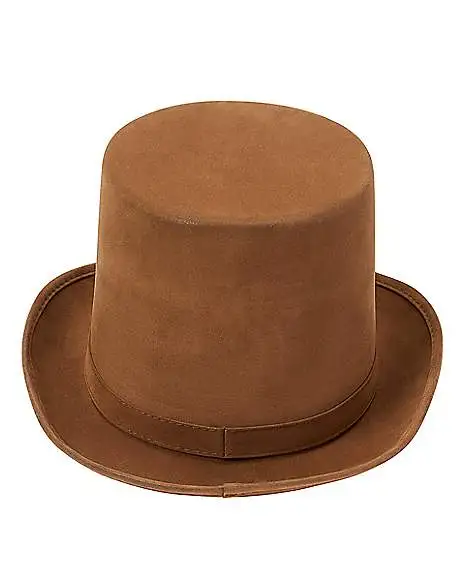 Spirit Halloween Brown Top Hat - Deluxe 5 Spirit Halloween Brown Top Hat - Deluxe - Image 3