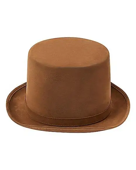 Spirit Halloween Brown Top Hat - Deluxe 6 Spirit Halloween Brown Top Hat - Deluxe - Image 4