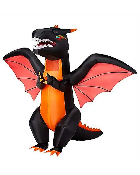 Spirit Halloween Adult Dragon Inflatable Costume 3 Spirit Halloween Adult Dragon Inflatable Costume