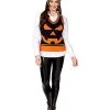 Spirit Halloween Adult Jack-O'-Lantern Sweater Vest 1 Spirit Halloween Adult Jack-O'-Lantern Sweater Vest -SPIRIT HALLOWEEN Sales 01575349 a