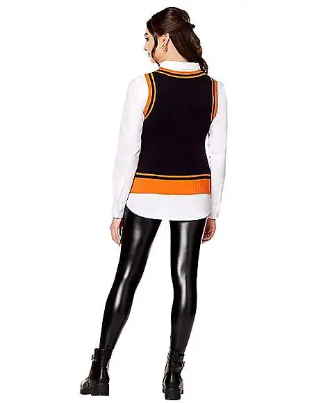 Spirit Halloween Adult Jack-O'-Lantern Sweater Vest 4 Spirit Halloween Adult Jack-O'-Lantern Sweater Vest - Image 2