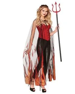Spirit Halloween Adult Gothic Devil Cape