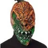 Spirit Halloween UV Light Reactive Pumpkin Half Mask -SPIRIT HALLOWEEN Sales 01577691 a