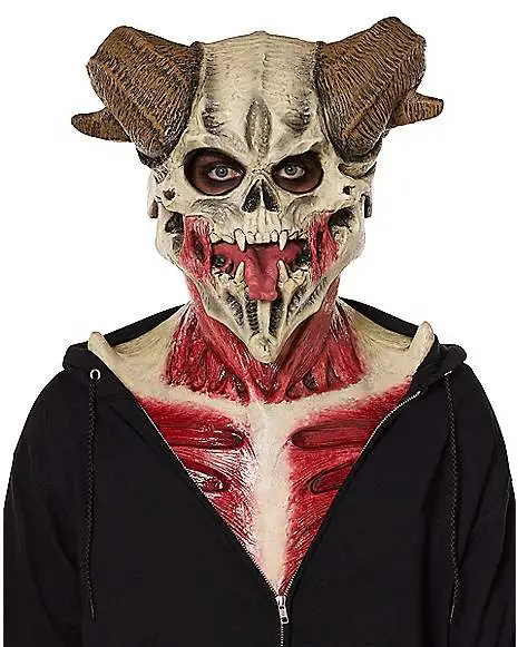 Spirit Halloween Devil Skull Full Mask 3 Spirit Halloween Devil Skull Full Mask