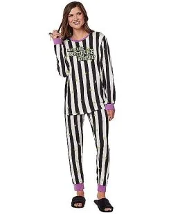Spirit Halloween Beetlejuice Pajama Set -SPIRIT HALLOWEEN Sales 01578285 c