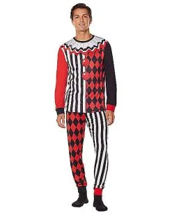 Spirit Halloween Clown Pajama Set