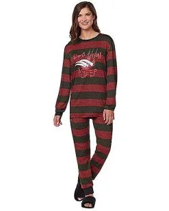 Spirit Halloween Freddy Krueger Pajama Set - A Nightmare On Elm Street -SPIRIT HALLOWEEN Sales 01578525 c