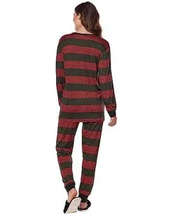 Spirit Halloween Freddy Krueger Pajama Set - A Nightmare On Elm Street -SPIRIT HALLOWEEN Sales 01578525 d