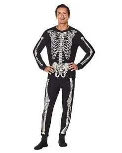 Spirit Halloween Skeleton Pajama Set