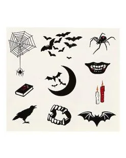 Spirit Halloween Vampire Temporary Tattoos -SPIRIT HALLOWEEN Sales 01580661 c