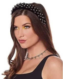 Spirit Halloween Kids Studded Black Headband -SPIRIT HALLOWEEN Sales 01582204 b