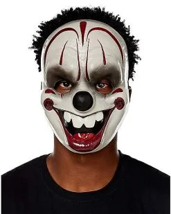 Spirit Halloween Vintage Scary Clown Half Mask