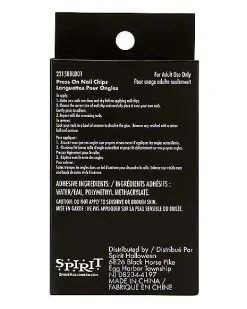 Spirit Halloween Black Widow Witch Press On Nails -SPIRIT HALLOWEEN Sales 01582337 d