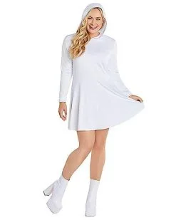 Spirit Halloween Adult White Long Sleeve Dress 8 Spirit Halloween Adult White Long Sleeve Dress -SPIRIT HALLOWEEN Sales 01586270 c