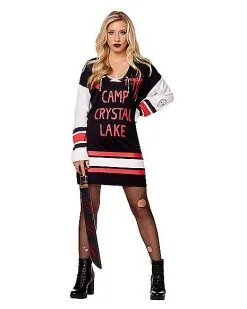 Spirit Halloween Adult Camp Crystal Lake Hockey Dress - Friday The 13th