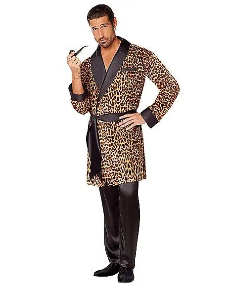 Spirit Halloween Adult Leopard Casanova Robe 3 Spirit Halloween Adult Leopard Casanova Robe