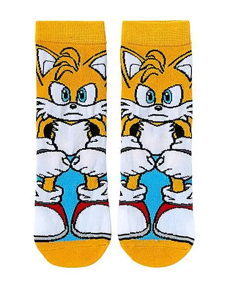Spirit Halloween Tails Crew Socks - Sonic The Hedgehog 3 Spirit Halloween Tails Crew Socks - Sonic The Hedgehog
