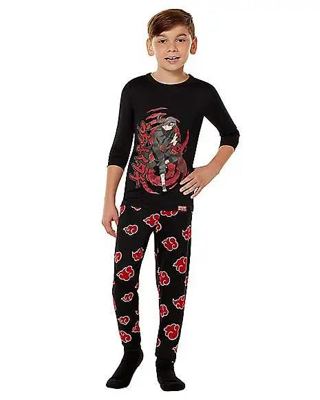 Spirit Halloween Kids Itachi Akatsuki Pajama Set - Naruto Shippuden 3 Spirit Halloween Kids Itachi Akatsuki Pajama Set - Naruto Shippuden
