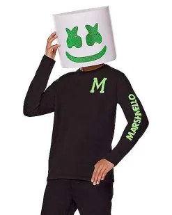 Spirit Halloween Kids Glow In The Dark Marshmello Costume Kit 9 Spirit Halloween Kids Glow In The Dark Marshmello Costume Kit -SPIRIT HALLOWEEN Sales 01597269 c