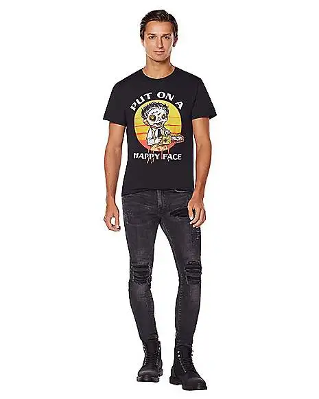 Spirit Halloween Happy Leatherface T Shirt - Texas Chainsaw Massacre 5 Spirit Halloween Happy Leatherface T Shirt - Texas Chainsaw Massacre - Image 3