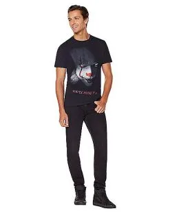 Spirit Halloween Hi Georgie Pennywise T Shirt - It 7 Spirit Halloween Hi Georgie Pennywise T Shirt - It -SPIRIT HALLOWEEN Sales 01598119 c