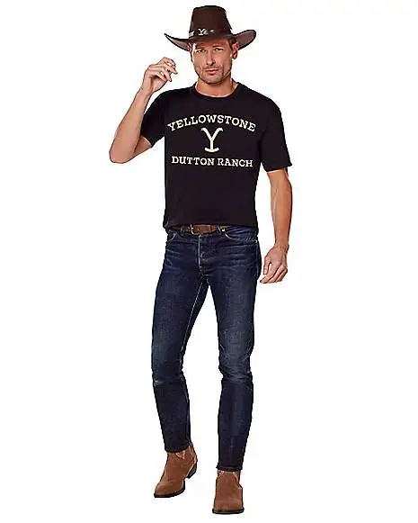 Spirit Halloween Adult Yellowstone T Shirt 3 Spirit Halloween Adult Yellowstone T Shirt