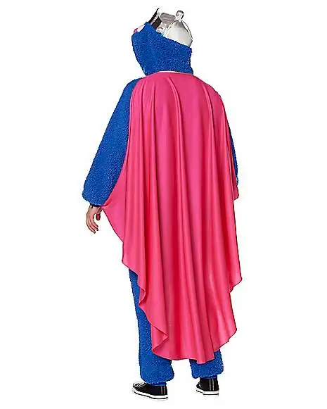 Spirit Halloween Adult Super Grover Union Suit - Sesame Street 4 Spirit Halloween Adult Super Grover Union Suit - Sesame Street - Image 2