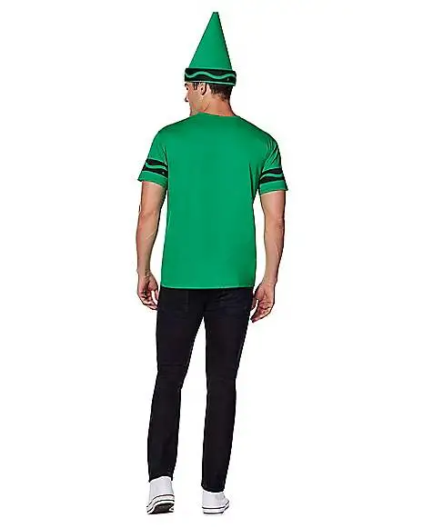 Spirit Halloween Shamrock Green Crayon Costume Kit - Crayola 4 Spirit Halloween Shamrock Green Crayon Costume Kit - Crayola - Image 2