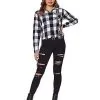 Adult Spirit Halloween Flannel Shirt 2 Adult Spirit Halloween Flannel Shirt -SPIRIT HALLOWEEN Sales 01604883 a