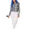 Spirit Halloween Adult Emily Flannel Shirt - Corpse Bride 1 Spirit Halloween Adult Emily Flannel Shirt - Corpse Bride -SPIRIT HALLOWEEN Sales 01605732 a